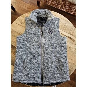 Women's Heather Gray Vest with Logo